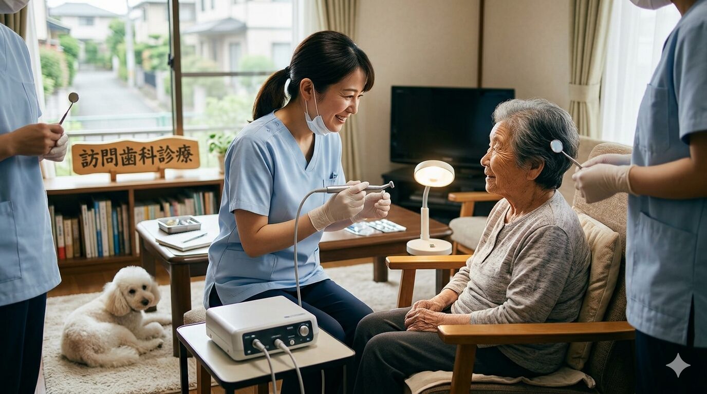 【自宅が歯科医院に】訪問歯科診療（在宅歯科医療）でできることと、通院との違いを徹底解説