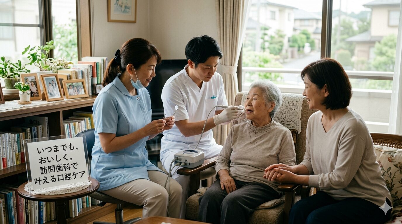 【認知症の方の歯科診療】「拒否」があっても諦めないで。訪問歯科が叶える、安心の口腔ケア
