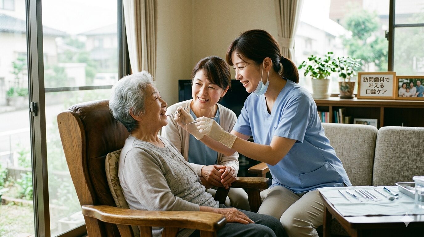 【在宅介護のあなたへ】その「お口のケア」、後回しにしていませんか？訪問歯科で叶える、安心と笑顔の毎日